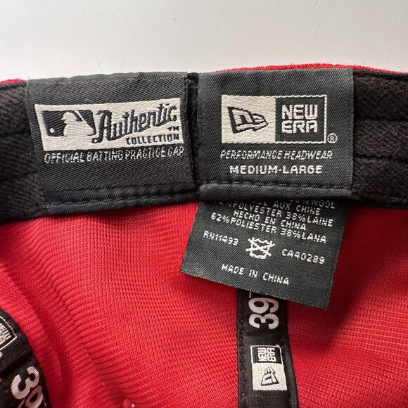 Vintage Philadelphia Phillies MLB New Era Baseball Hat 39Thirty Fitted Cap M / L - Picture 9 of 11